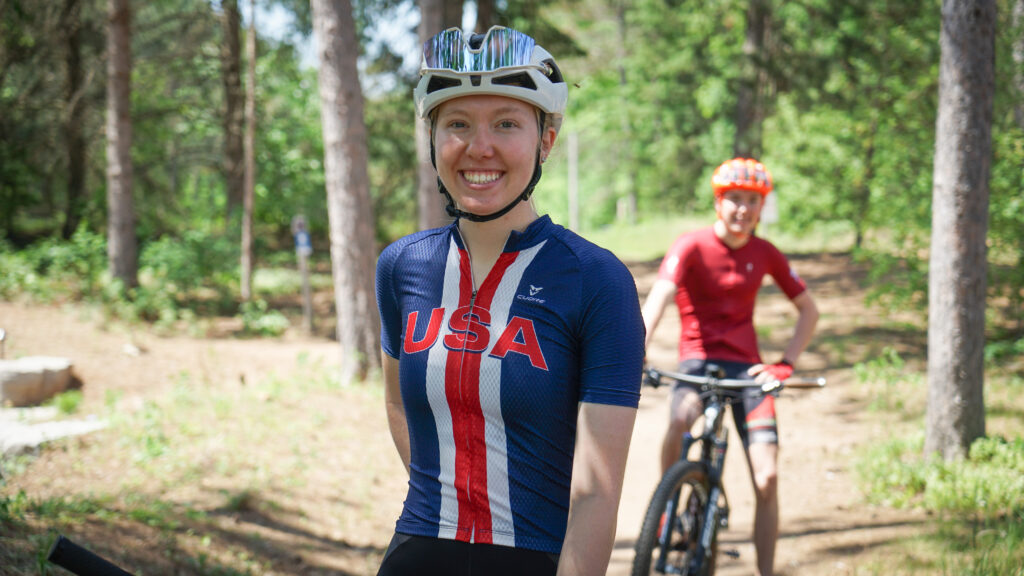 Lauren Lackman mountain bike wausau team usa jersey